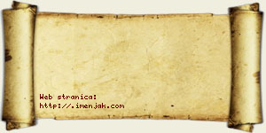 Nikolina Bzenić vizit kartica